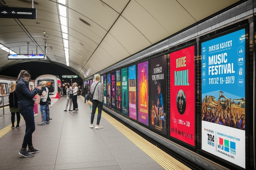 Publicidad en Metro